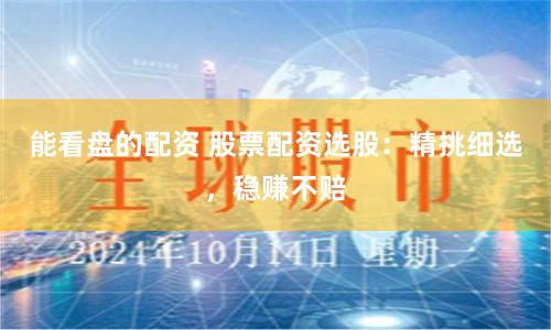 能看盘的配资 股票配资选股：精挑细选，稳赚不赔